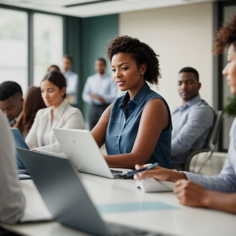 Students attending a professional development workshop